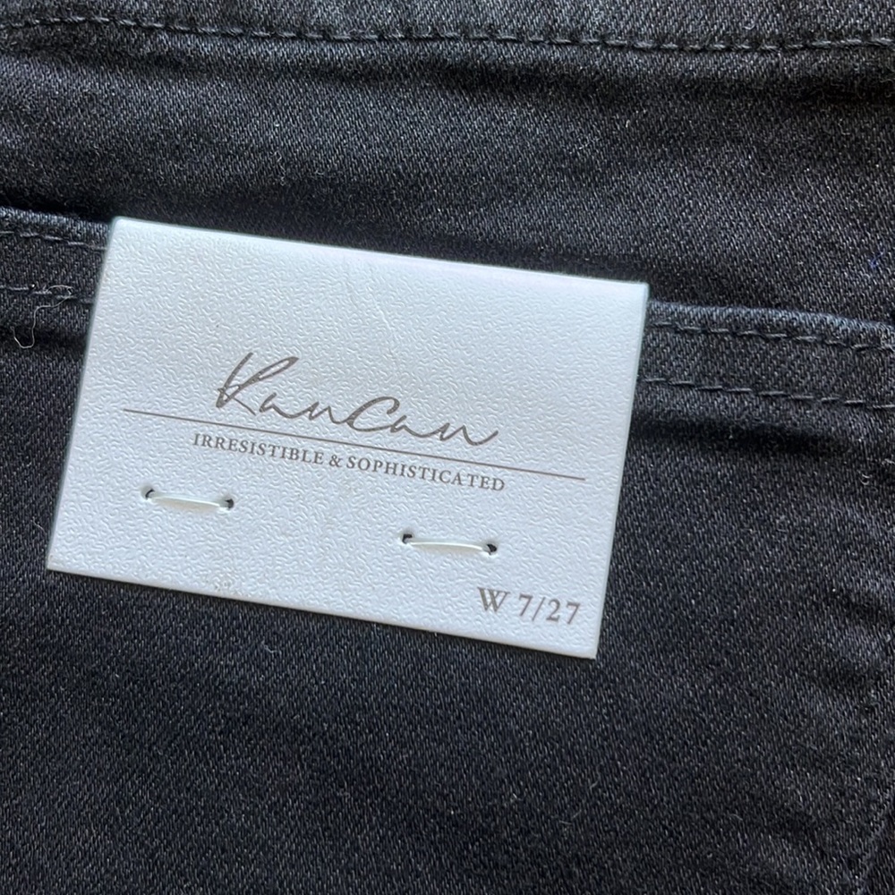 KanCan High Rise Frayed Hem Shorts - Picture 8 of 12